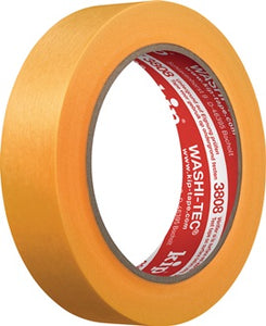 Abdeckband 3808 WASHI-TEC® Premium Goldkrepp® glatt orange L.50m B.48mm Rl.KIP
