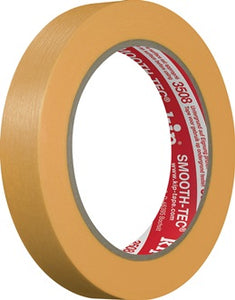 Glattkreppband 3508 SMOOTH-TEC® glatt gelb L.50m B.18mm KIP