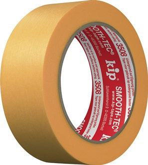 Glattkreppband 3508 SMOOTH-TEC® glatt gelb L.50m B.36mm KIP