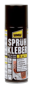 Sprühkleber 3 in 1 leicht gelblich 200 ml Spraydose UHU