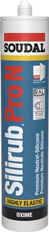 Silikondichtstoff Silirub ProN schwarz 300ml Kartusche SOUDAL