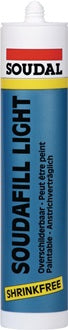 Füllspachtel SOUDAFILL LIGHT weiß DIN 4102 Teil 4:B2 310 ml Kartusche SOUDAL