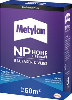 Tapetenkleister Hohe Klebkraft NP Raufaser & Vlies 1kg METYLAN