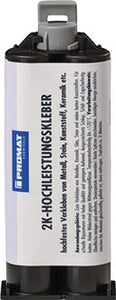 2K-Hochleistungskleber 50g milchig Doppelkart.PROMAT CHEMICALS