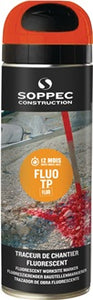 Baustellenmarkierspray FLUO TP leuchtorange 500 ml Spraydose SOPPEC