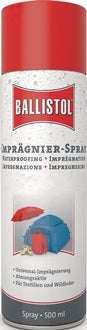 Imprägnierspray Pluvonin f.Natur-/Kunstfasern Leder 500ml Spraydose BALLISTOL