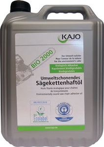 Sägekettenhaftöl BIO 2000 76 mm²/s (bei 40GradC) 5l Kanister KAJO