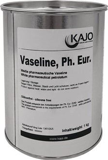 Vaseline 1kg weiß DAB10 (dt.Arzneimittelbuch) Dose KAJO