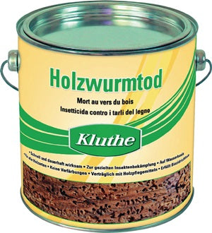 Holzschutzmittel Holzwurmtod farblos 0 75l Dose KLUTHE