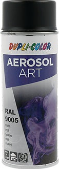 Buntlackspray AEROSOL Art tiefschwarz ma RAL 9005 400ml Spraydose