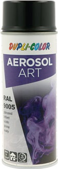 Buntlackspray AEROSOL Art tiefschwarz glänzend RAL 9005 400ml Spraydose