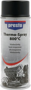 Thermo-Lackspray Profi 800GradC schwarz 400 ml Spraydose PRESTO