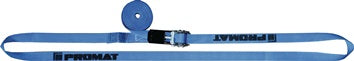 Zurrgurt DIN EN 12195-2 L.8m B.25mm m.Ratsche LC U 800 daN PROMAT