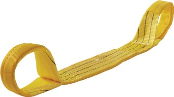 Hebeband DIN EN 1492-1 L.4m gelb Tragf.einf.3000kg PROMAT