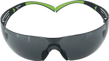 Schutzbrille SecureFit-SF400 EN 166 EN 170 Bügel schwarz grün Scheibe grau