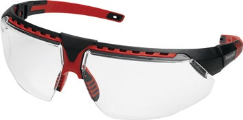 Schutzbrille Avatar™ EN 166 Bügel schwarz/rot Hydro-Shield klar HONEYWELL