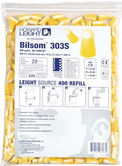 Gehörschutzstöpsel Bilsom 303S EN 352-2 SNR 33 dB Nachfüllpack 200 PA/Pack Gr.S