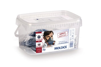 Atemschutzbox 723202 1x700201 2xA2P3 R Filter 923001 MOLDEX