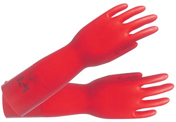 Chemiehandschuh AlphaTec Sol-Vex 37-900 Gr.9 rot EN 388 EN 374 ISO 9001
