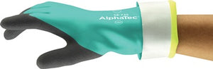Chemiehandschuh AlphaTec 58-735 Gr.9 grün EN 388 EN 374 PSA III ANSELL