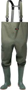 Wathose Gr.46 olivgrün PVC auf Polyester-Trägergewebe