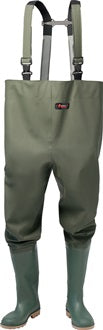 Wathose Gr.46 olivgrün PVC auf Polyester-Trägergewebe