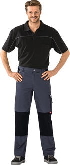 Bundhose Canvas 320 Gr.52 grau/schwarz PLANAM