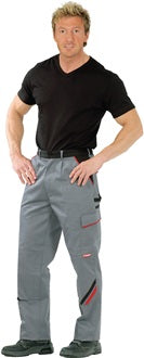 Bundhose Highline Gr.50 schiefer/schwarz/rot PLANAM