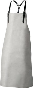 Brustlatzschürze Knut L.ca.100xB.ca.80cm grau Spaltleder FELDTMANN