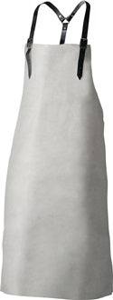 Brustlatzschürze Knut L.ca.100xB.ca.80cm grau Spaltleder FELDTMANN