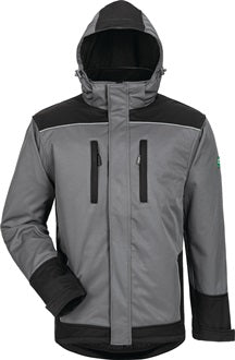 Wintersoftshelljacke Ajax Gr.L grau/schwarz ELYSEE