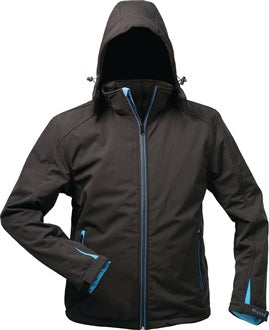Wintersoftshelljacke Uranos Gr.XXXL schwarz/blau ELYSEE
