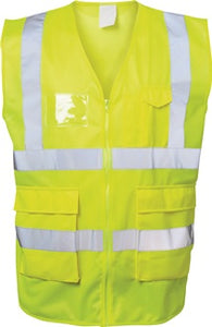 Warnweste ALBIN Gr.XXXL gelb EN ISO 20471 Kl.EN ISO 13688 SAFESTYLE