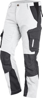 Arbeitshose FLORIAN Gr.54 weiß/anthrazit FHB
