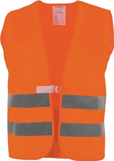 Warnweste Gr.univ.orange EN 20471 Kl.2 ASATEX