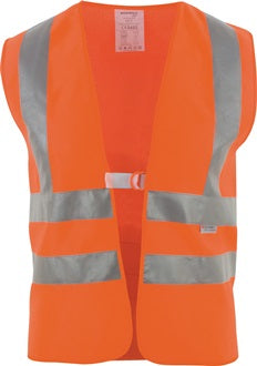 Warnweste Gr.univ.orange m.Schulterreflexstreifen EN 20471 Kl.2 ASATEX