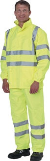 Warnschutzregenhose Gr.L gelb PREVENT