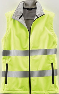 Warnweste Terrax Workwear Gr.L gelb EN 20471 Kl.1 TERRAX