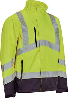 Warnschutz-Softshelljacke VISIBLE XTREME Gr.XXL gelb/schwarz ELKA RAINWEAR