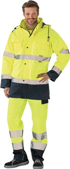 Warnschutzparka Gr.XXL gelb/marine PLANAM
