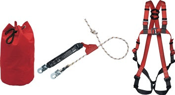 Absturzsicherungsset Hubarbeitsbühne EN361 EN353-2 3-tlg.MAS