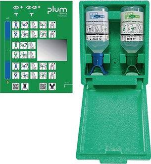 Augennotfallstation DUO 1x0 5l pH Neutral DUO 1x0 5l Augenspüllösung DUO PLUM