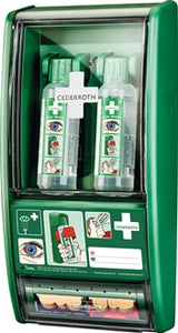 Augenspülstation 2 x 0 5 l 1 x Pflasterspender CEDERROTH