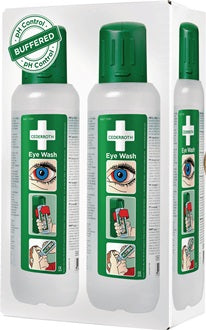 Augenspülflasche 2 x 0 5l DIN EN15154-4 CEDERROTH
