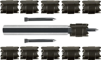 Schweißunktfräsersatz D.10mm HSS-G 13tlg.RUKO