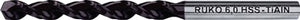 Spiralbohrer DIN 338 TL 3000 D.10mm HSS profilgeschl.TiAlN Zyl.schaft RUKO