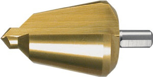 Blechschälbohrer Bohrber.36-50mm HSS TiN Gesamt-L.97mm Z.2 RUKO
