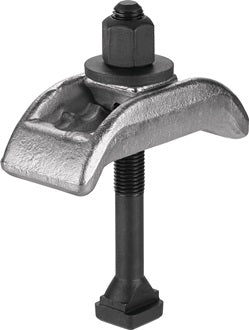 Spannpratze Nr.6313K f.T-Nut 16mm Spann-H.0-55mm M16x16x160mm AMF