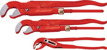 Zangenset 3-tlg.f.Rohre 1-1 1/2 10 Zoll ROTHENBERGER