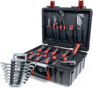 Werkzeugsortiment Basic Set L mechanic 46-tlg.im Schutzkoffer WIHA